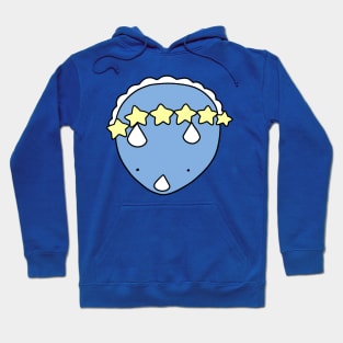 Star Crown Triceratops Face Hoodie